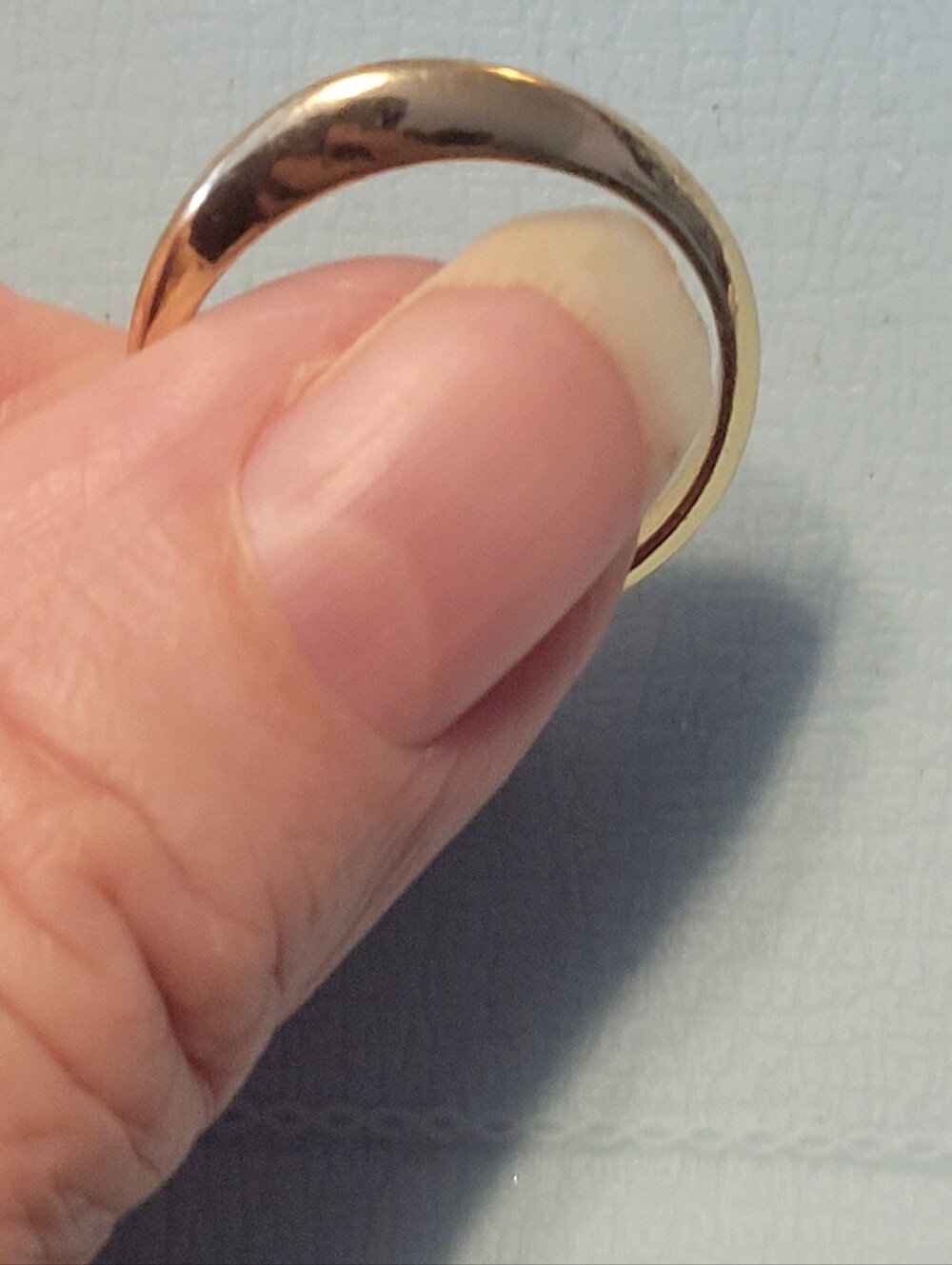 Dome Simple Gold Band Ring
